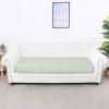 imageSmiry Waterproof Couch Cushion Covers Stretch Jacquard Thick Sofa Cushion Covers Washable Seat Slipcover Elastic Furniture Protector for Pets Kid 2PC CamelGreen