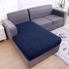 imageSmiry Waterproof Couch Cushion Covers Stretch Jacquard Thick Sofa Cushion Covers Washable Seat Slipcover Elastic Furniture Protector for Pets Kid 2PC CamelNavy