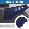 imageSmiry Waterproof Couch Cushion Covers Stretch Jacquard Thick Sofa Cushion Covers Washable Seat Slipcover Elastic Furniture Protector for Pets Kid 2PC CamelNavy