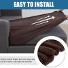 imageSmiry Waterproof Couch Cushion Covers Stretch Jacquard Thick Sofa Cushion Covers Washable Seat Slipcover Elastic Furniture Protector for Pets Kid 2PC CamelChocolate