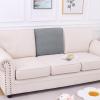 imageSmiry Waterproof Couch Cushion Covers Stretch Jacquard Thick Sofa Cushion Covers Washable Seat Slipcover Elastic Furniture Protector for Pets Kid 2PC CamelLight Grey