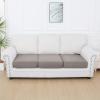 imageSmiry Waterproof Couch Cushion Covers Stretch Jacquard Thick Sofa Cushion Covers Washable Seat Slipcover Elastic Furniture Protector for Pets Kid 2PC CamelTaupe