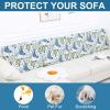 imageSmiry Printed Couch Cushion Covers Stretch Soft Couch Covers for Sofa Washable NonSlip Sofa Slipcover Furniture Protector for Indoor and Outdoor Medium BeigeLight Green