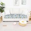 imageSmiry Printed Couch Cushion Covers Stretch Soft Couch Covers for Sofa Washable NonSlip Sofa Slipcover Furniture Protector for Indoor and Outdoor Medium BeigeLight Green