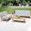 imageSmiry Printed Couch Cushion Covers Stretch Soft Couch Covers for Sofa Washable NonSlip Sofa Slipcover Furniture Protector for Indoor and Outdoor Medium BeigeLight Green