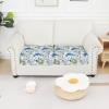 imageSmiry Printed Couch Cushion Covers Stretch Soft Couch Covers for Sofa Washable NonSlip Sofa Slipcover Furniture Protector for Indoor and Outdoor Medium BeigeLight Green