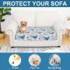 imageSmiry Printed Couch Cushion Covers Stretch Soft Couch Covers for Sofa Washable NonSlip Sofa Slipcover Furniture Protector for Indoor and Outdoor Medium BeigeLight Green