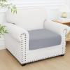imageSmiry Printed Couch Cushion Covers Stretch Soft Couch Covers for Sofa Washable NonSlip Sofa Slipcover Furniture Protector for Indoor and Outdoor Medium BeigeGrey