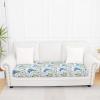 imageSmiry Printed Couch Cushion Covers Stretch Soft Couch Covers for Sofa Washable NonSlip Sofa Slipcover Furniture Protector for Indoor and Outdoor 3 Pack BeigeLight Green