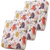 imageSmiry Printed Couch Cushion Covers Stretch Soft Couch Covers for Sofa Washable NonSlip Sofa Slipcover Furniture Protector for Indoor and Outdoor 3 Pack BeigeOrange