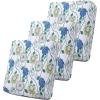 imageSmiry Printed Couch Cushion Covers Stretch Soft Couch Covers for Sofa Washable NonSlip Sofa Slipcover Furniture Protector for Indoor and Outdoor 3 Pack BeigeLight Green