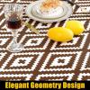 imageSmiry Rectangle Picnic Table Cloth Waterproof Elastic Fitted Outdoor Tablecloths for 6 Foot Tables Wipeable Flannel Backed Vinyl Table Cover for Camping Dining and Indoor 30quotx72quot GreyCoffee
