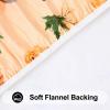 imageSmiry Rectangle Picnic Table Cloth Waterproof Elastic Fitted Outdoor Tablecloths for 6 Foot Tables Wipeable Flannel Backed Vinyl Table Cover for Camping Dining and Indoor 30quotx72quot GreyOrange