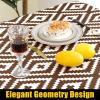 imageSmiry Rectangle Picnic Table Cloth Waterproof Elastic Fitted Outdoor Tablecloths for 6 Foot Tables Wipeable Flannel Backed Vinyl Table Cover for Camping Dining and Indoor 30quotx72quot GreyCoffee