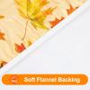 imageSmiry Rectangle Picnic Table Cloth Waterproof Elastic Fitted Outdoor Tablecloths for 6 Foot Tables Wipeable Flannel Backed Vinyl Table Cover for Camping Dining and Indoor 30quotx72quot GreyGold