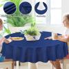 imageSmiry Rectangle Table Cloth Linen Textured Waterproof Spillproof AntiWrinkle Burlap Tablecloth Washable Decorative Fabric Table Cover for Dining Party Banquet 52 x 70 Inch Sage GreenIndigo
