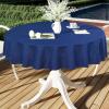imageSmiry Rectangle Table Cloth Linen Textured Waterproof Spillproof AntiWrinkle Burlap Tablecloth Washable Decorative Fabric Table Cover for Dining Party Banquet 52 x 70 Inch Sage GreenIndigo