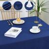 imageSmiry Rectangle Table Cloth Linen Textured Waterproof Spillproof AntiWrinkle Burlap Tablecloth Washable Decorative Fabric Table Cover for Dining Party Banquet 52 x 70 Inch Sage GreenIndigo