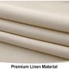 imageSmiry Rectangle Table Cloth Linen Textured Waterproof Spillproof AntiWrinkle Burlap Tablecloth Washable Decorative Fabric Table Cover for Dining Party Banquet 52 x 70 Inch Sage GreenBeige