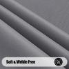 imageSmiry Rectangle Table Cloth Waterproof AntiScratch Polyester Tablecloth Decorative Washable Fabric Table Cover for Dining Buffet Parties and Outdoor 60x84 BlackGrey