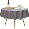 imageSmiry Rectangle Table Cloth Waterproof AntiScratch Polyester Tablecloth Decorative Washable Fabric Table Cover for Dining Buffet Parties and Outdoor 60x84 BlackGrey