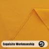 imageSmiry Rectangle Table Cloth Waterproof AntiScratch Polyester Tablecloth Decorative Washable Fabric Table Cover for Dining Buffet Parties and Outdoor 60x84 BlackMustard Yellow