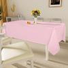 imageSmiry Rectangle Table Cloth Waterproof AntiScratch Polyester Tablecloth Decorative Washable Fabric Table Cover for Dining Buffet Parties and Outdoor 60x84 BlackPink