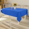 imageSmiry Rectangle Table Cloth Waterproof AntiScratch Polyester Tablecloth Decorative Washable Fabric Table Cover for Dining Buffet Parties and Outdoor 60x84 BlackBlue