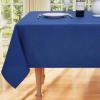 imageSmiry Rectangle Table Cloth Linen Textured Waterproof Spillproof AntiWrinkle Burlap Tablecloth Washable Decorative Fabric Table Cover for Dining Party Banquet 52 x 70 Inch Sage GreenIndigo