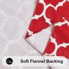 imageSmiry Rectangle Table Cloth Waterproof Vinyl Tablecloth with Flannel Backing for Rectangle Tables Wipeable Spillproof Plastic Tablecloths for Dining Camping Indoor and Outdoor 60quotx84quot BlackRed