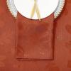 imageSmiry Thanksgiving Napkins Set of 4 18x18 Inch Waterproof Fabric Fall Napkins Autumn Pumpkin Damask Napkins for Harvest Parties and Holiday Dinner TerracottaTerracotta