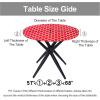 imageSmiry Round Picnic Tablecloth Waterproof Elastic Fitted Table Covers for 36quot  44quot Tables Wipeable Flannel Backed Vinyl Tablecloths for Camping Indoor Outdoor Grey ampamp WhiteRed  White