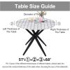 imageSmiry Round Picnic Tablecloth Waterproof Elastic Fitted Table Covers for 36quot  44quot Tables Wipeable Flannel Backed Vinyl Tablecloths for Camping Indoor Outdoor Grey ampamp WhiteWhite  Dark Grey