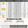 imageSmiry Round Table Cloth Waterproof Heavy Duty Vinyl Tablecloths Wipeable Washable Table Cover for Kitchen and Dining Room Brown 60quot x 60quotBeige