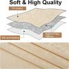 imageSmiry Round Table Cloth Waterproof Heavy Duty Vinyl Tablecloths Wipeable Washable Table Cover for Kitchen and Dining Room Brown 60quot x 60quotBeige