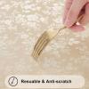 imageSmiry Round Table Cloth Waterproof Heavy Duty Vinyl Tablecloths Wipeable Washable Table Cover for Kitchen and Dining Room Brown 60quot x 60quotBeige