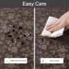 imageSmiry Round Table Cloth Waterproof Heavy Duty Vinyl Tablecloths Wipeable Washable Table Cover for Kitchen and Dining Room Brown 60quot x 60quotCoffee