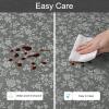 imageSmiry Round Table Cloth Waterproof Heavy Duty Vinyl Tablecloths Wipeable Washable Table Cover for Kitchen and Dining Room Brown 60quot x 60quotGrey