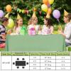 imageSmiry Disposable Table Cloth  6 Pack 54 x 108 Inch Waterproof Rectangle Tablecloths for Parties Decorative Plastic Table Cover Leakproof ampamp Sturdy WhiteSage Green