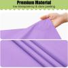imageSmiry Disposable Table Cloth  6 Pack 54 x 108 Inch Waterproof Rectangle Tablecloths for Parties Decorative Plastic Table Cover Leakproof ampamp Sturdy WhiteLavender