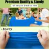imageSmiry Disposable Table Cloth  6 Pack 54 x 108 Inch Waterproof Rectangle Tablecloths for Parties Decorative Plastic Table Cover Leakproof ampamp Sturdy WhiteBlue