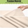 imageSmiry Disposable Table Cloth  6 Pack 54 x 108 Inch Waterproof Rectangle Tablecloths for Parties Decorative Plastic Table Cover Leakproof ampamp Sturdy WhiteIvory