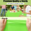 imageSmiry Disposable Table Cloth  6 Pack 54 x 108 Inch Waterproof Rectangle Tablecloths for Parties Decorative Plastic Table Cover Leakproof ampamp Sturdy WhiteLime Green