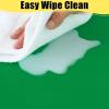 imageSmiry Disposable Table Cloth  6 Pack 54 x 108 Inch Waterproof Rectangle Tablecloths for Parties Decorative Plastic Table Cover Leakproof ampamp Sturdy WhiteGreen