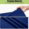 imageSmiry Disposable Table Cloth  6 Pack 54 x 108 Inch Waterproof Rectangle Tablecloths for Parties Decorative Plastic Table Cover Leakproof ampamp Sturdy WhiteNavy