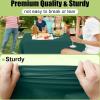 imageSmiry Disposable Table Cloth  6 Pack 54 x 108 Inch Waterproof Rectangle Tablecloths for Parties Decorative Plastic Table Cover Leakproof ampamp Sturdy WhiteChristmas Green