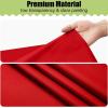 imageSmiry Disposable Table Cloth  6 Pack 54 x 108 Inch Waterproof Rectangle Tablecloths for Parties Decorative Plastic Table Cover Leakproof ampamp Sturdy WhiteRed