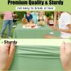 imageSmiry Disposable Table Cloth  6 Pack 54 x 108 Inch Waterproof Rectangle Tablecloths for Parties Decorative Plastic Table Cover Leakproof ampamp Sturdy WhiteSage Green