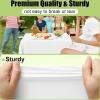 imageSmiry Disposable Table Cloth  6 Pack 54 x 108 Inch Waterproof Rectangle Tablecloths for Parties Decorative Plastic Table Cover Leakproof ampamp Sturdy WhiteWhite