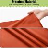 imageSmiry Disposable Table Cloth  6 Pack 54 x 108 Inch Waterproof Rectangle Tablecloths for Parties Decorative Plastic Table Cover Leakproof ampamp Sturdy WhiteOrange